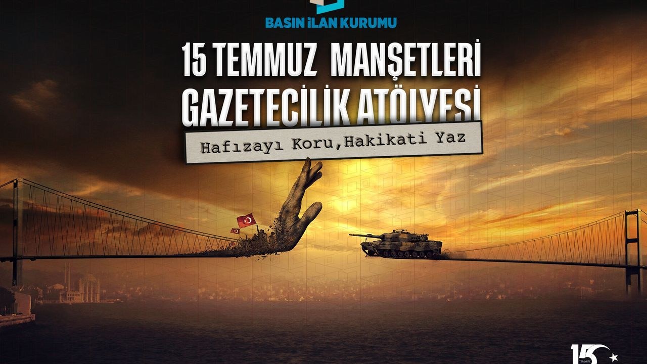 Kahramanmaraş'ta Genç Gazeteciler 15 Temmuz Manşetlerini Atacak