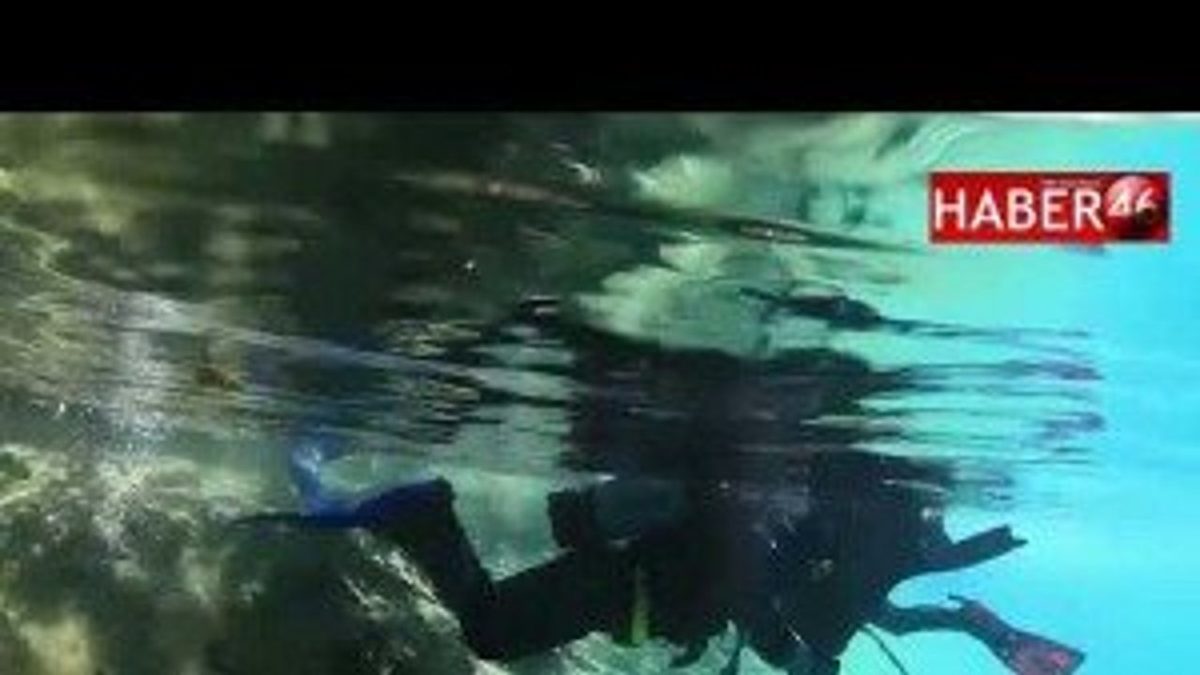 Kahramanmaraş Yeşilgöz'de İtfaiye Ekiplerinden Anlamlı Dalış