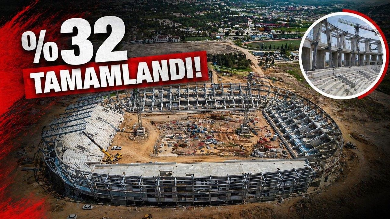 Kahramanmaraş Stadyum İnşaatı Hızlandı: Yüzde 32'si Tamamlandı