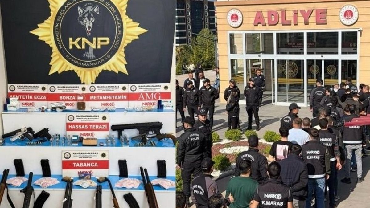 Kahramanmaraş Merkezli 5 İlde Dev Operasyon: 45 Tutuklama