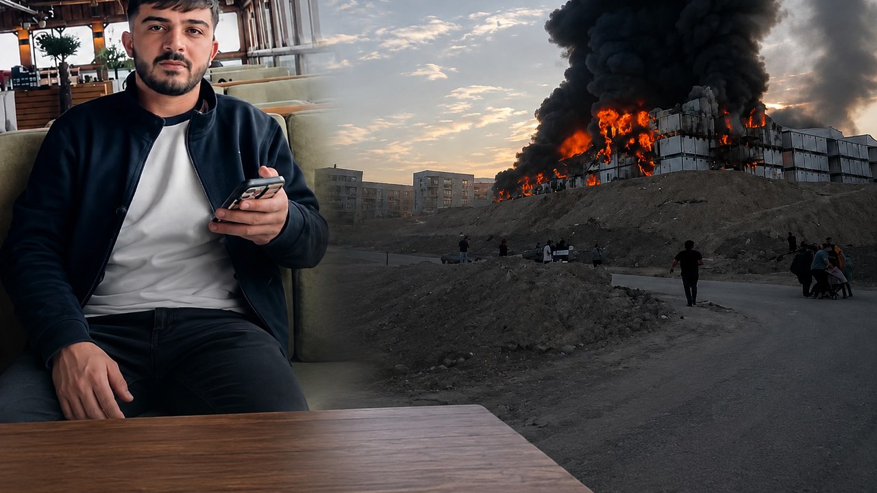 Kahramanmaraş Dulkadiroğlu'nda şantiyedeki konteyner yangınında ağır yaralanan 25 yaşındaki Muhammet Hışır, 10 günlük y…