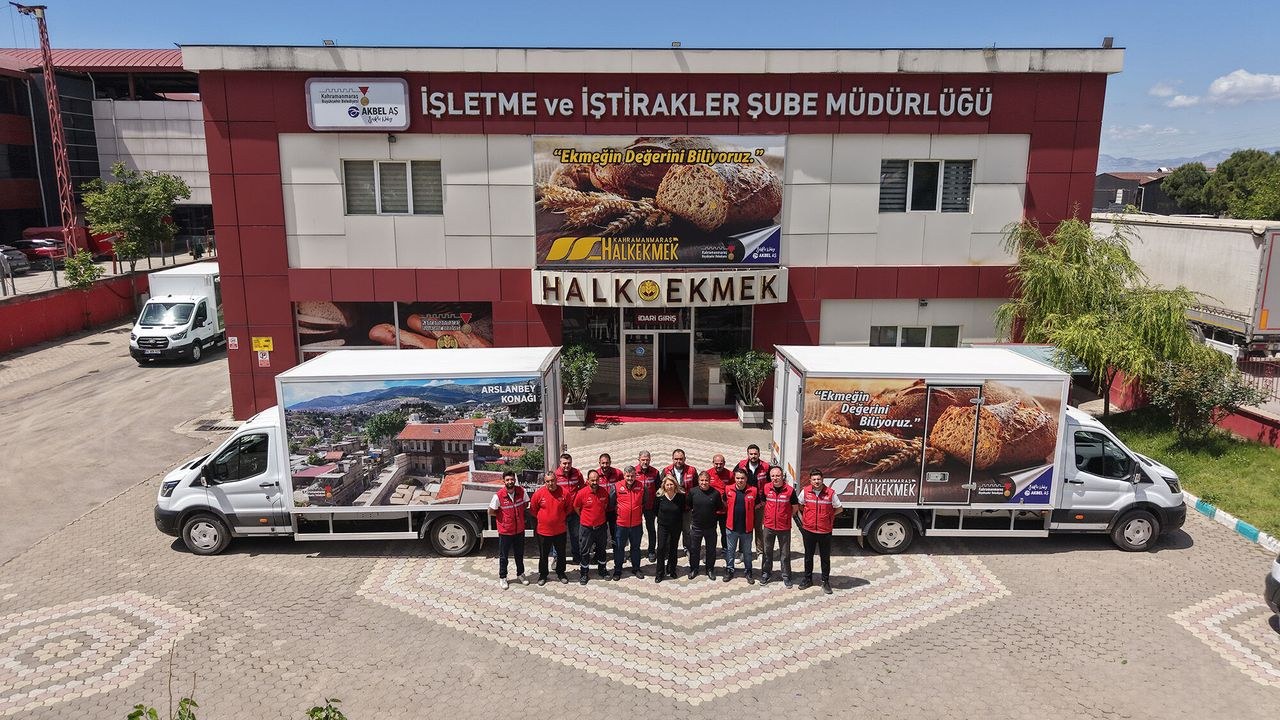 Kahramanmaraş'ta Halk Ekmek Dağıtımı 9 Yeni Araçla Güçlendi