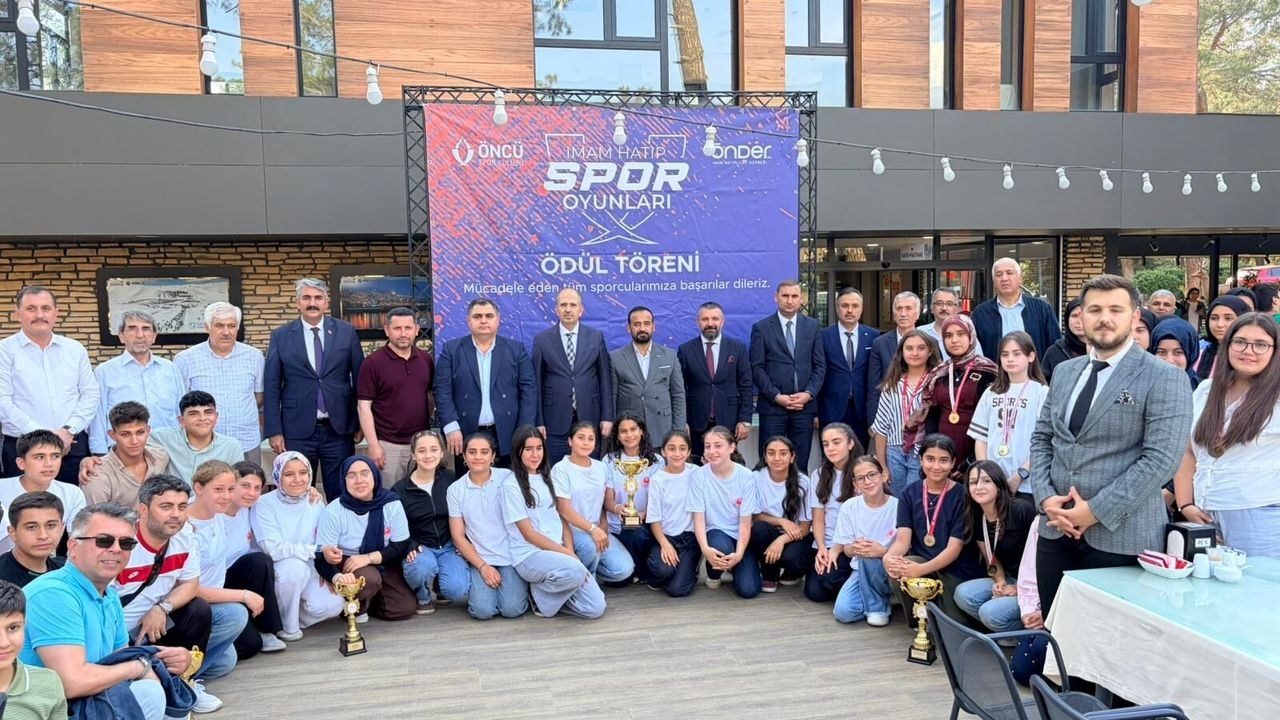 Kahramanmaraş İmam Hatip Spor Oyunları Coşkusu Ödüllerle Taçlandı