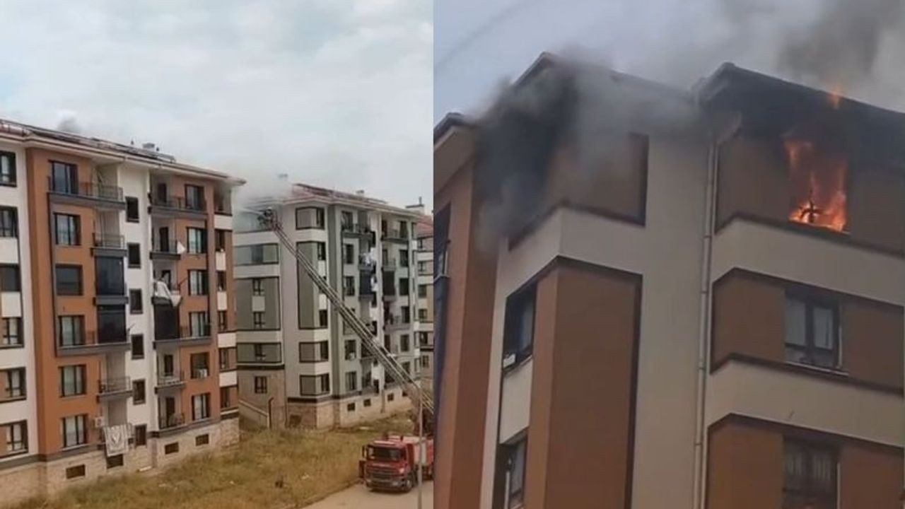 Kahramanmaraş Pazarcık TOKİ Yangınına Hızlı Müdahale Facia Önledi